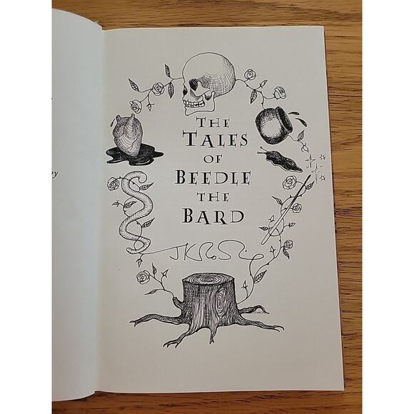 HARRY POTTER The TALES OF BEEDLE THE BARD JK Rowling 1st Edition Auto Signed '08 - Picture 4 of 7